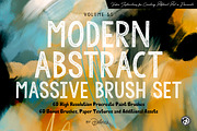 Modern Abstract Procreate Brushes, a Brushes & More by DeloresArt (Thumbnail 1 of 19)