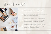 Teacher Planner Canva Template, a Brochure Template by Hazel Home (Thumbnail 5 of 6)