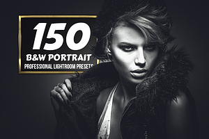 B&W Portrait - 150 Lightroom Presets