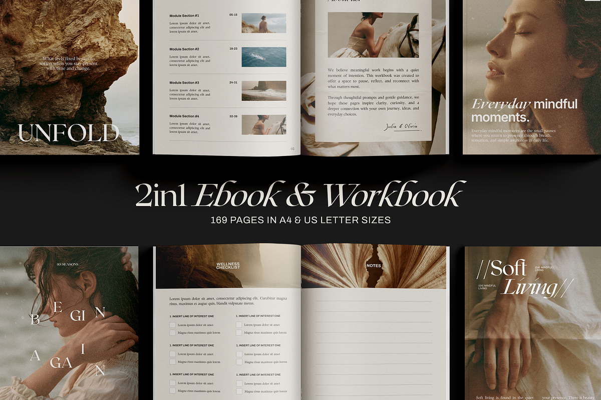 2n1 Ebook & Workbook Templates, a Magazine Template by Wildnun Studio (Photo 1 of 38)