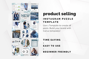 Product Instagram Puzzle Template