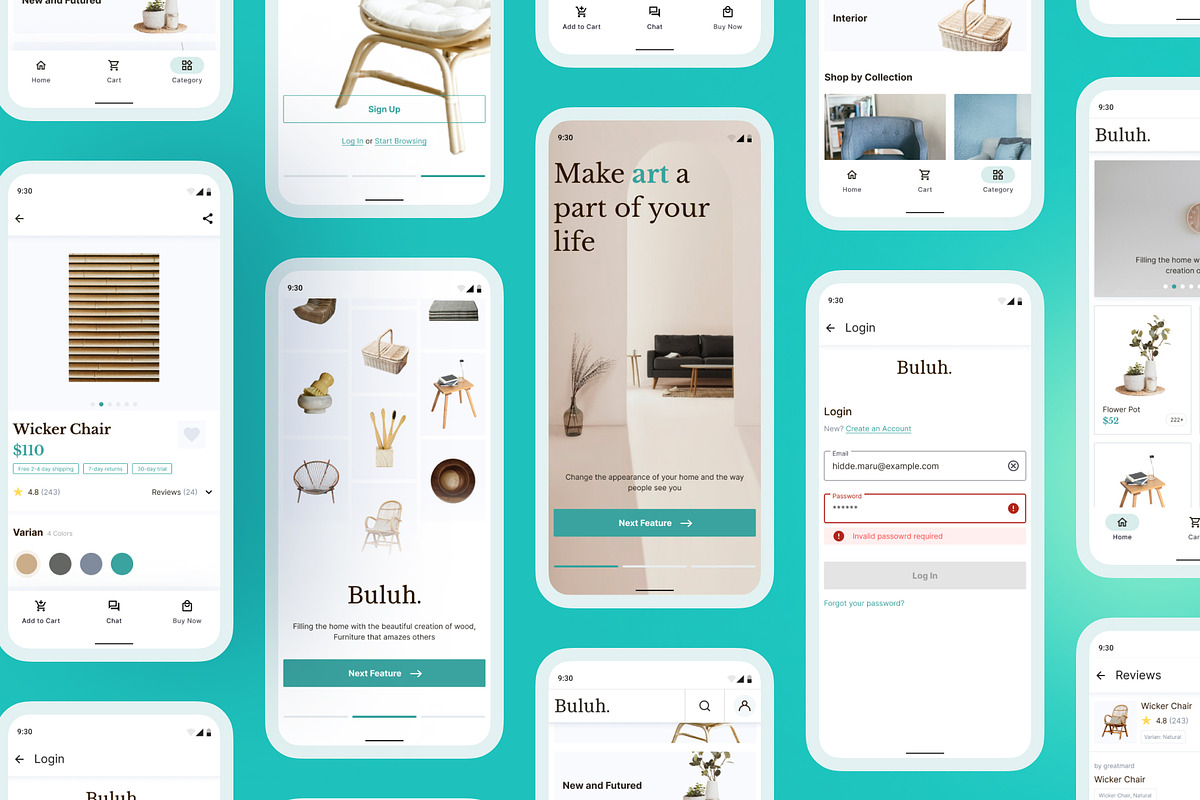 Buluh - Furniture Shop App UI Kit, a Templates & Theme by hiddemaru (Photo 7 of 8)