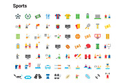 +1000 COLORED FLAT ICONS, an Icon by beguima (Thumbnail 4 of 14)