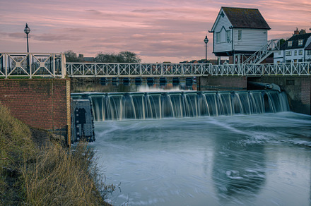 Abbey Mill, Tewkesbury at Sunrise, a Nature Photo by Margaret Clavell