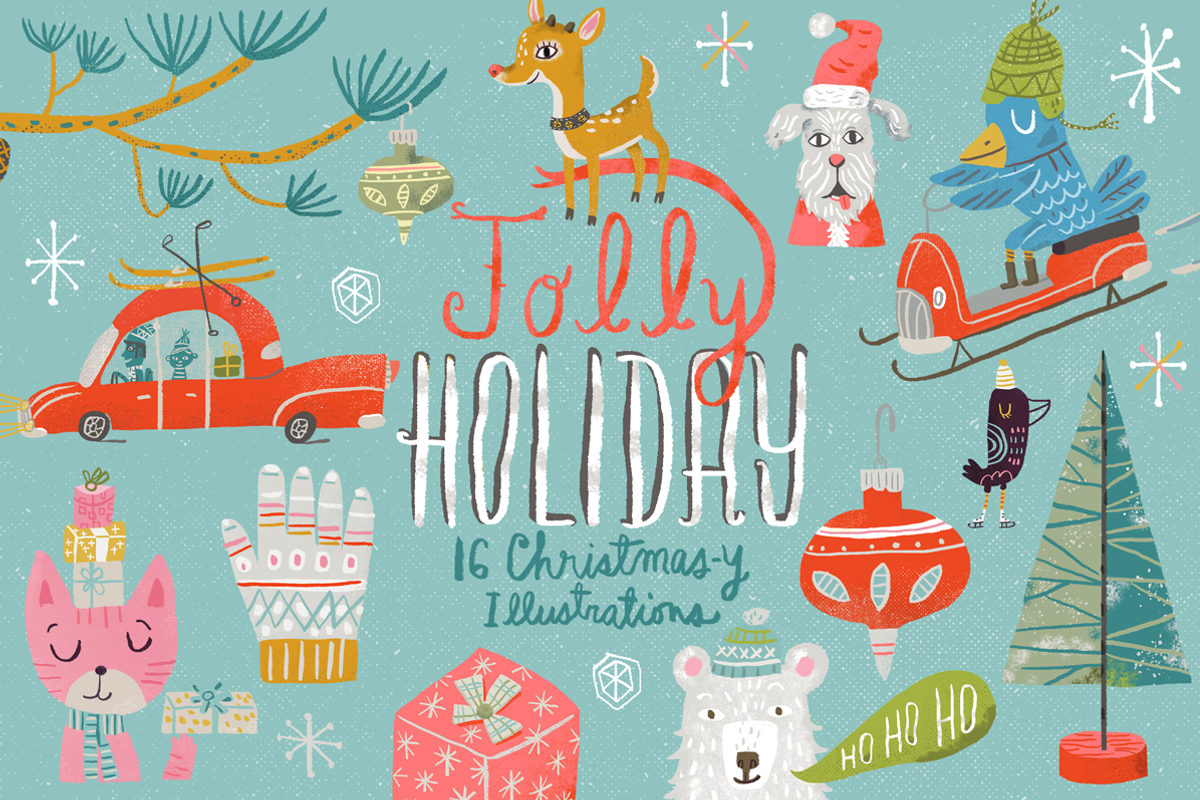 Jolly Holiday, an Illustration by Stephanie K. Birdsong (Photo 1 of 3)