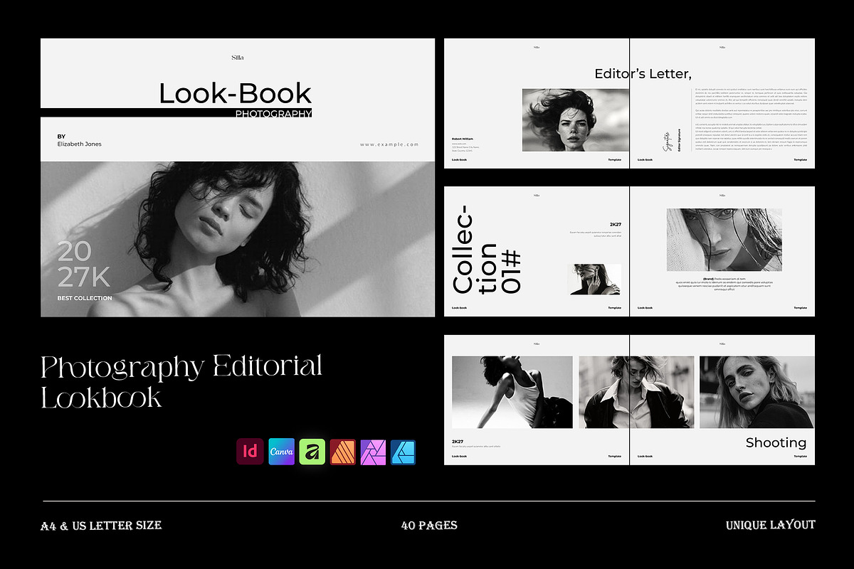 Lookbook - Photography Portfolio, a Brochure Template by TemplateFolio-Shop (Photo 1 of 22)