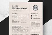 Simple Resume with Photo Option, a Resume Template by ResumeInventor (Thumbnail 1 of 6)