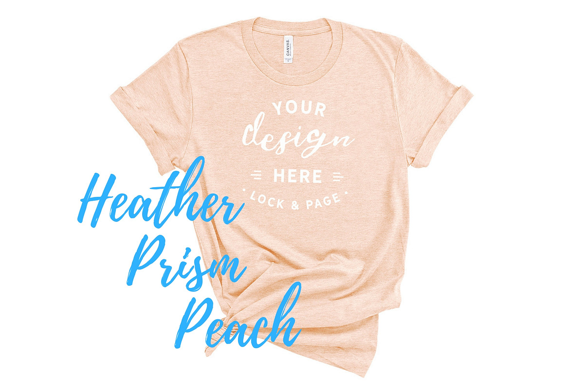 Bella Canvas TShirt Mockups On White, a Shirt Mockup by lock and page (Photo 73 of 92)