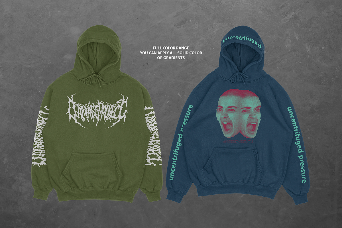 Realistic Hoodie 2 Mockup, a Hoody Mockup by Uncentrifuged Pressure (Photo 4 of 7)