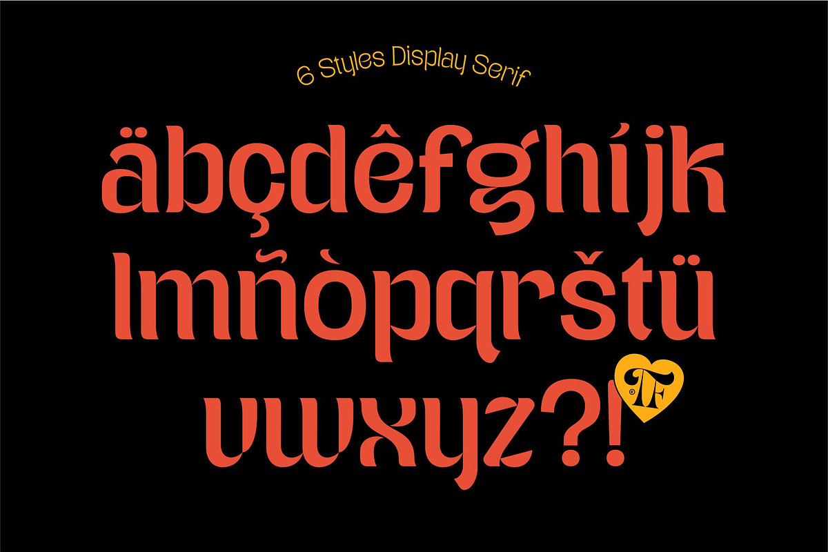 Teenage Wander - Variable Font, a Serif Font by TeenageFoundry (Photo 11 of 12)