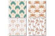 Palm Tree Tropical Seamless Patterns, a Pattern Graphic by wind mill (Thumbnail 2 of 3)