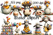 Spring animal easter Clipart, an Animal Illustration by ElenazlataArt (Thumbnail 1 of 7)
