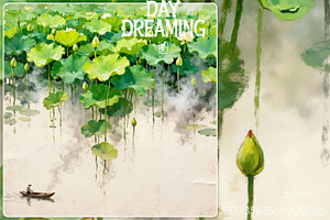 Serene Summer Lotus Pond
