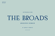 The Broads, a Serif Font by Emyself Design (Thumbnail 1 of 12)