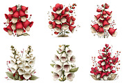 Whimsical Easter Foxglove Clipart, an Illustration by CreationArt (Thumbnail 5 of 5)