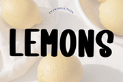 Lemons, a Script Font by InermediaSTUDIO (Thumbnail 1 of 6)