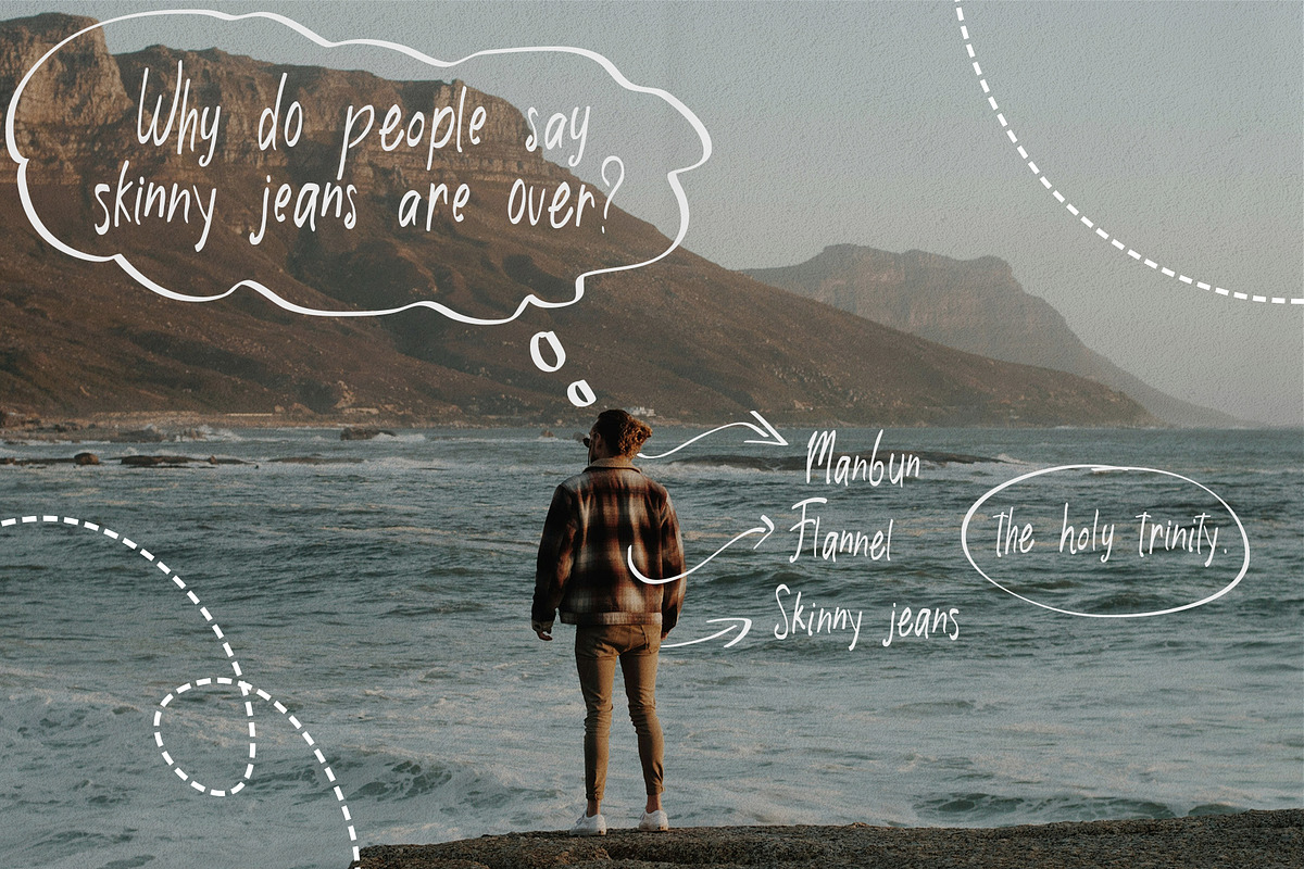 Clumsy Notes, a Handwritten Font by deadlock studio (Photo 3 of 9)