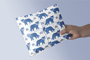 Blue tiger | Vector Collection, an Animal Illustration by katieromanoff_art (Thumbnail 9 of 11)