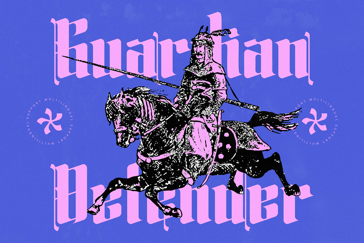 Silakins Blackletter Display, a Blackletter Font by timelesstype.co (Photo 8 of 20)