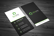 Modern Vertical Business Cards, a Business Card Template by Galaxiya (Thumbnail 3 of 8)