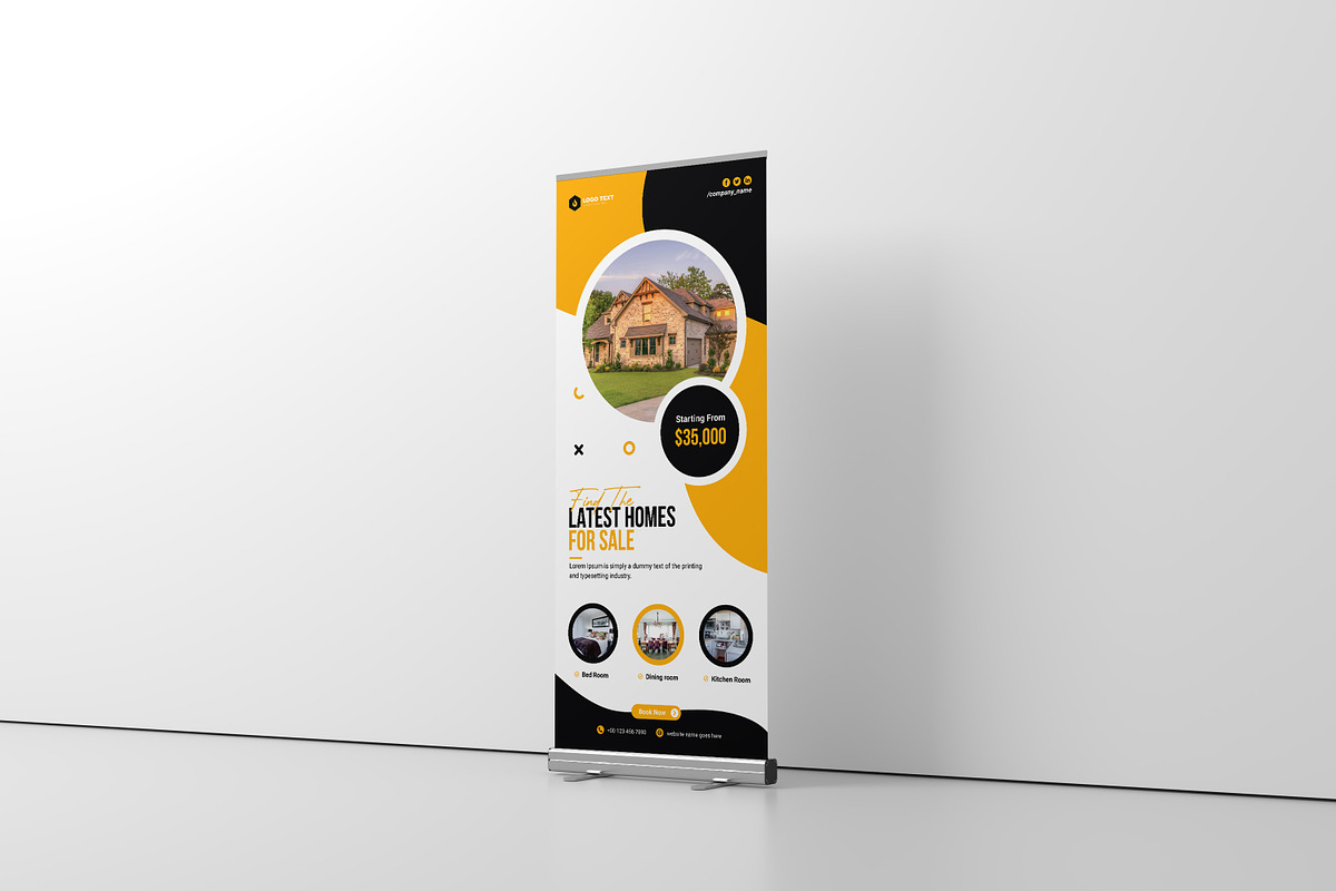 Roll-up Banner Template, a Print Template by zahidhossainalif (Photo 4 of 6)