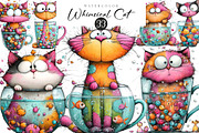 Fishbowl Whimsical Cat Clipart, an Illustration by CreationArt (Thumbnail 1 of 5)
