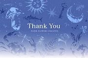 Vintage Rubber Stamps Clip Art Set, an Object Graphic by Paper Flowers Studio (Thumbnail 7 of 7)