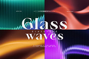 Glass Distorted Waves Backgrounds, a Texture Graphic by Freezerondigital (Thumbnail 19 of 19)