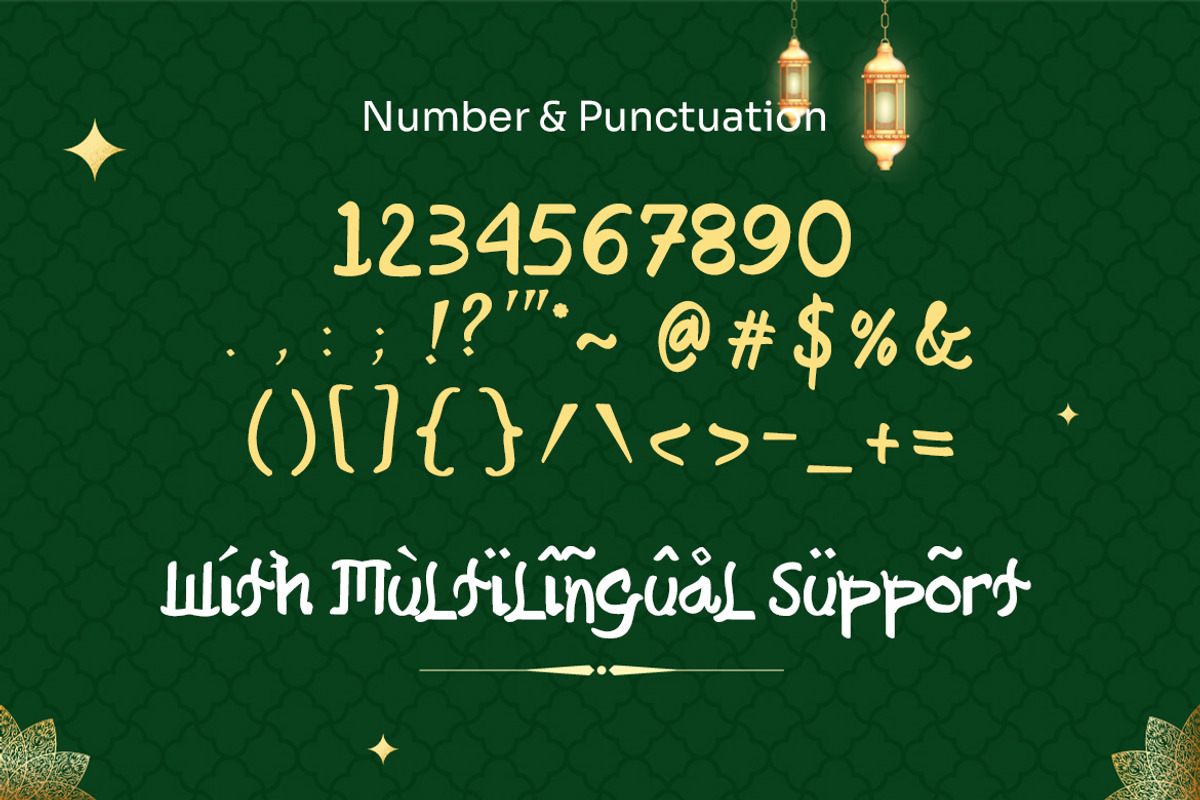 Qitaro - Simple Arabic Font, a Handwritten Font by Dhabee (Photo 6 of 6)