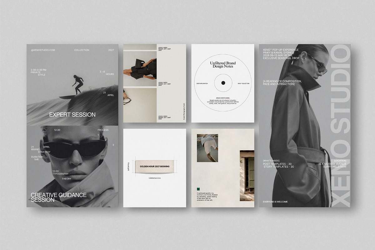 XENO | Instagram Post & Story (III), a Social Media Template by The Aesthetic Studio (Photo 7 of 10)