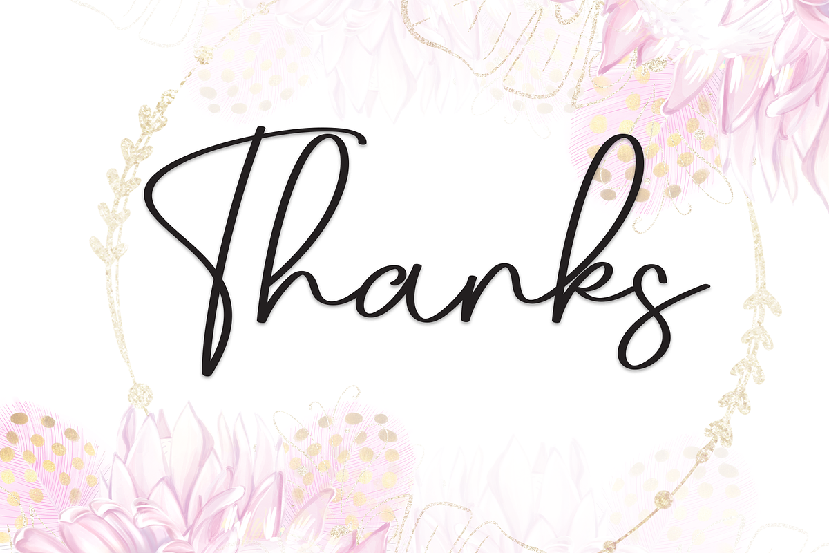 Bouquets | Script Font, a Handwritten Font by Scratchones (Photo 9 of 9)