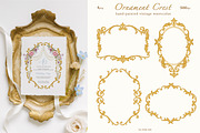 Vintage Garden Watercolor Clipart, a Decorative Illustration by Ooh Lily (Thumbnail 9 of 23)