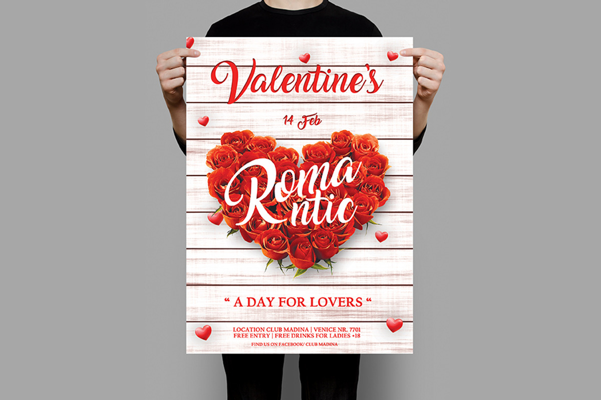 Romantic Flyer, a Flyer Template by PixThor