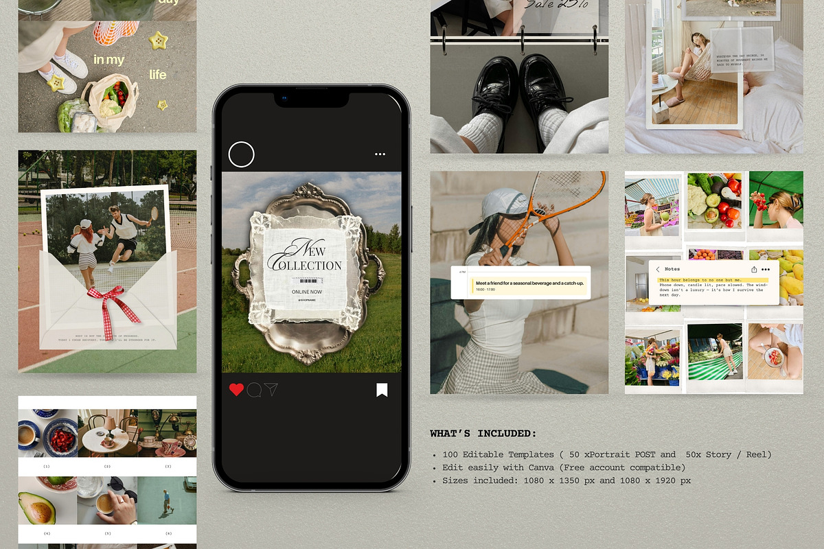 Aesthetic Paper Social Media Kit, a Social Media Template by Pani Temp. (Photo 12 of 14)