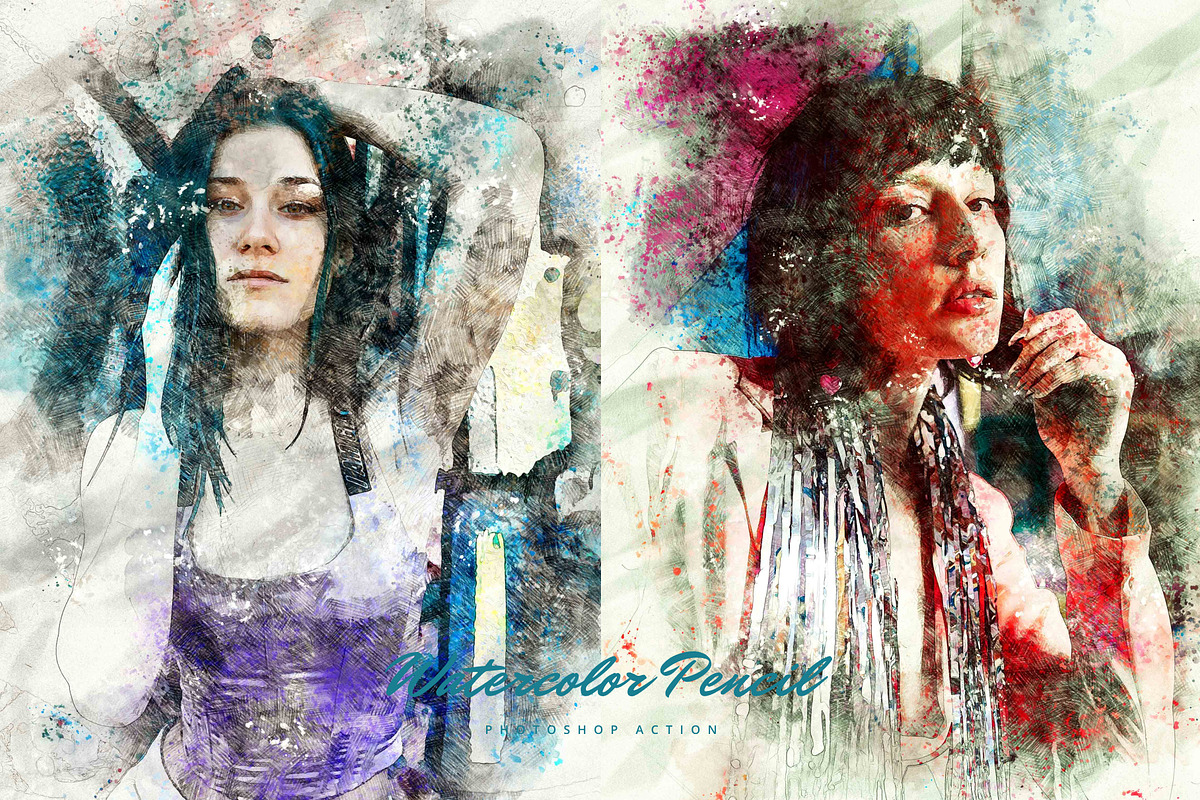 Watercolor Pencil Effect, an Action Add-On by AndriyFM (Photo 8 of 14)