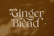 Ginger Bread, a Serif Font by ToniStudio (Thumbnail 1 of 10)