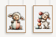 Easter Lamb PNG Clipart, an Illustration by Libby Wishes (Thumbnail 3 of 4)