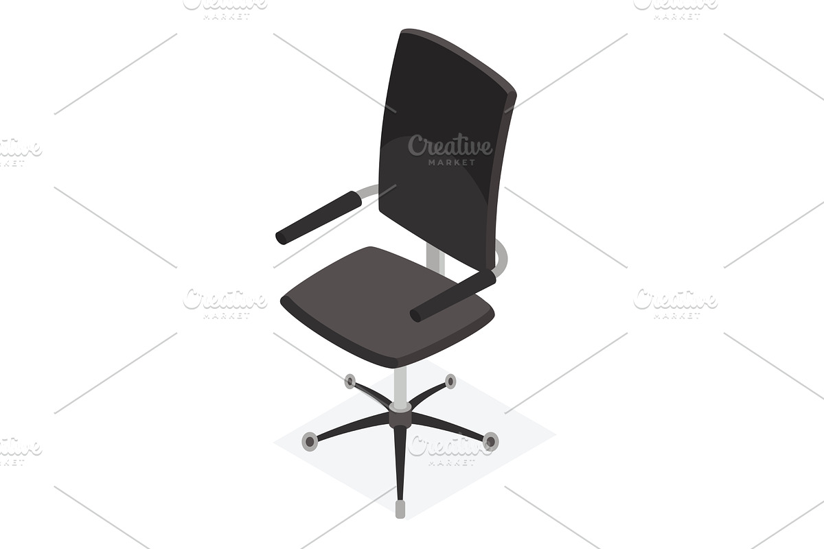 Isometric interior furniture, icon, an Object Illustration by the8monkey