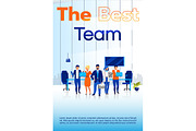Company staff brochure template set., a Brochure Template by IMG visuals characters (Thumbnail 3 of 5)