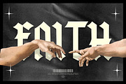 MALAGA Blackletter Typeface Font, a Blackletter Font by dansdesign (Thumbnail 7 of 8)