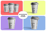 Scattered Paper Cups Mockup, a Packaging Mockup by pixelmock (Thumbnail 18 of 18)