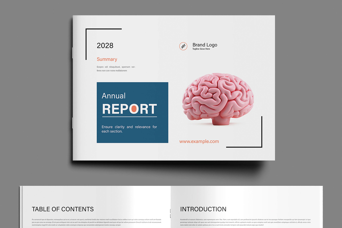 Business Annual Report, a Brochure Template by MightyDesign (Photo 2 of 9)