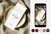 Neutral Menu Card Mockup 4x9.25, a Product Mockup by Serenefeeling (Thumbnail 5 of 6)