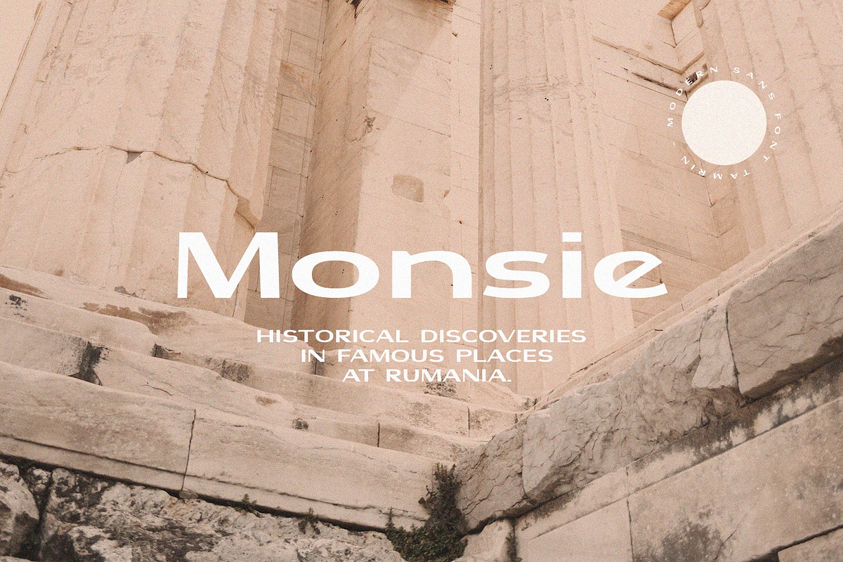 TAMRIN - Modern Sans Font, a Sans Serif Font by Graphicfresh (Photo 7 of 11)