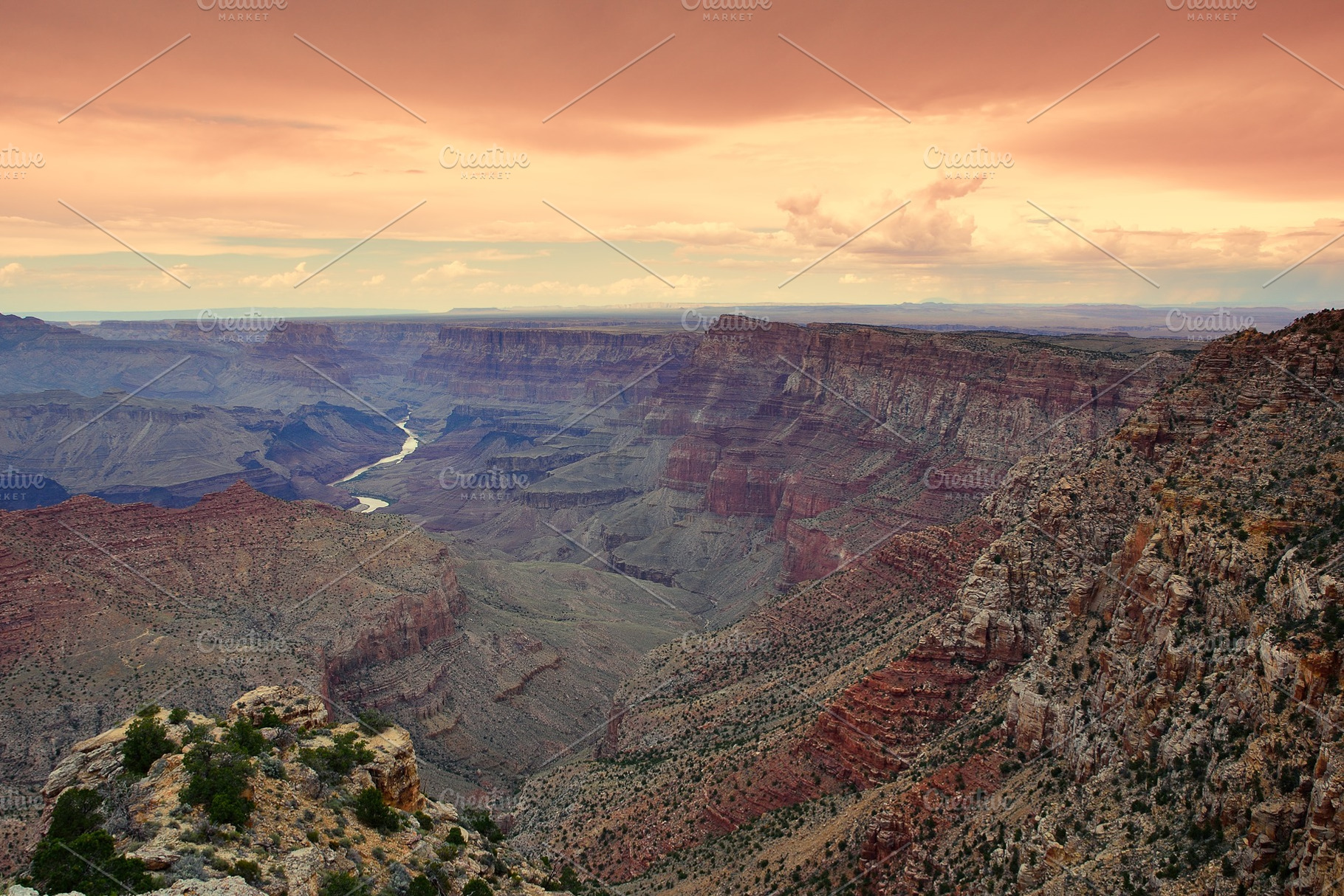 South rim grand canyon arizona us featuring grand canyon, national, and park, a Nature Photo by CreativePhotoSpain