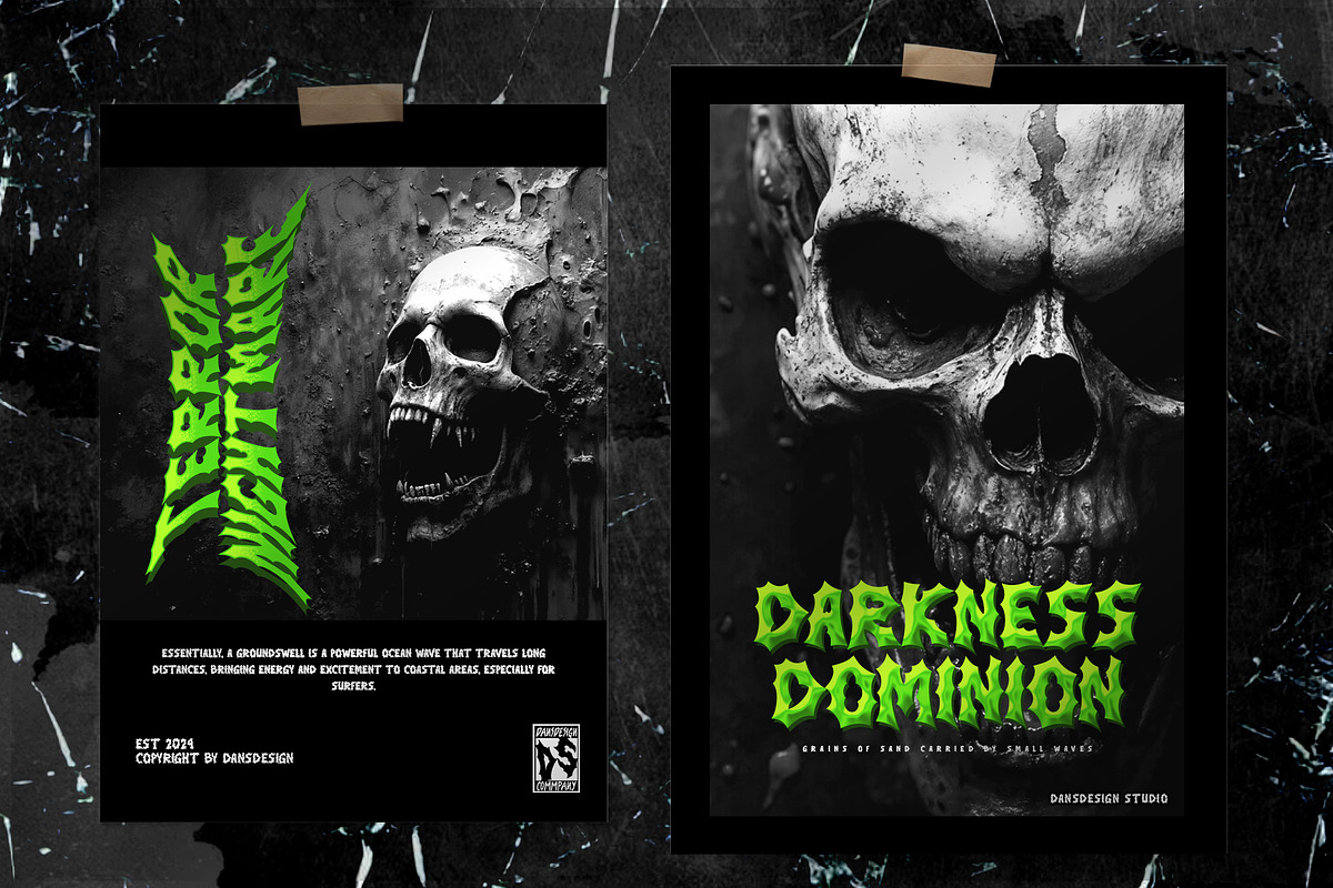 Skyforge Webster Metal Gothic font, a Blackletter Font by dansdesign (Photo 6 of 12)