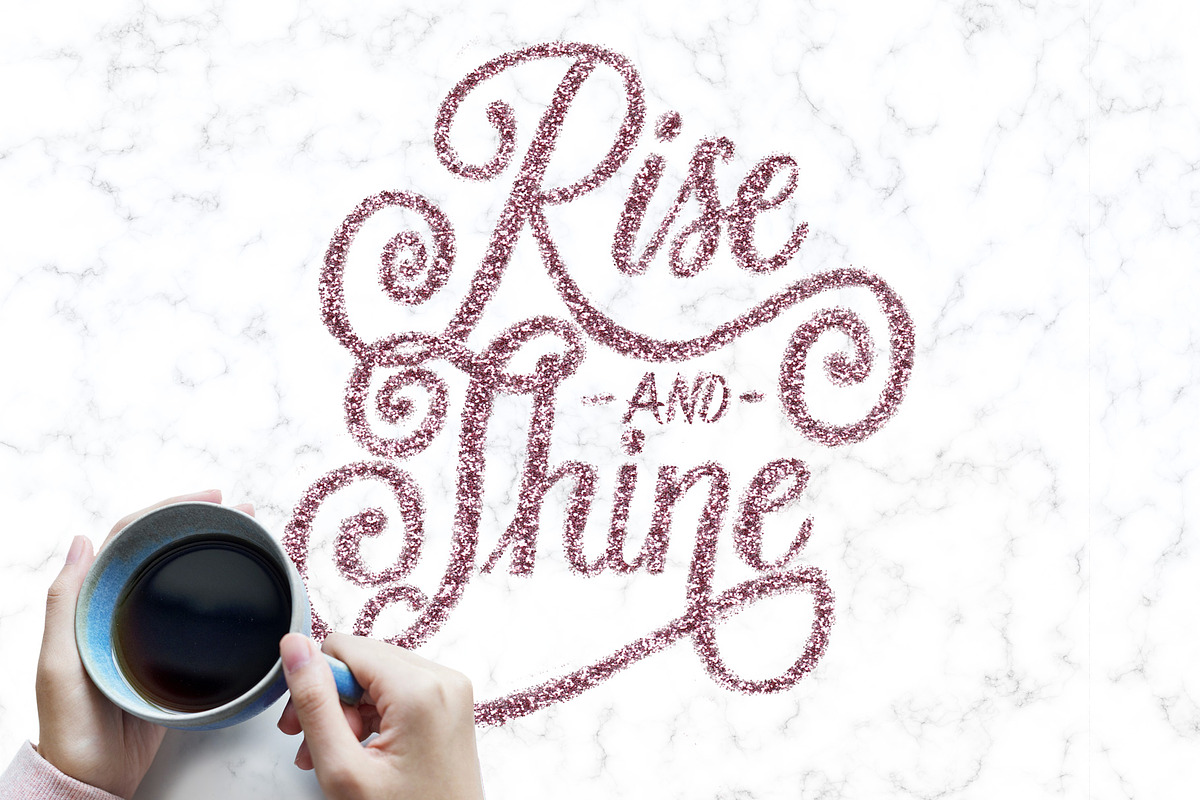 Glitter and Foil Kit for Procreate, a Brush Add-On by iPad Calligraphy (Photo 11 of 13)