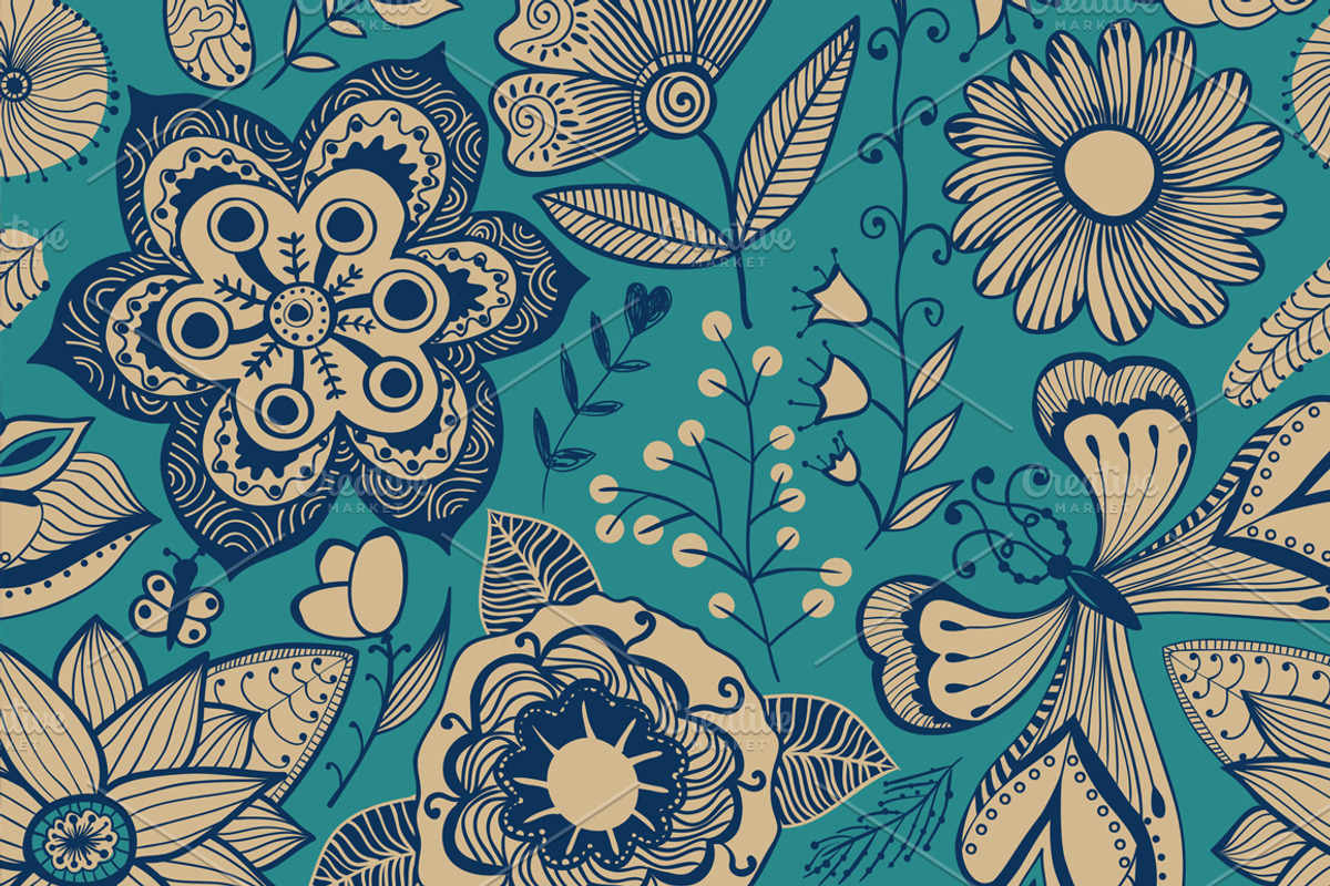 Floral Pattern preview 4