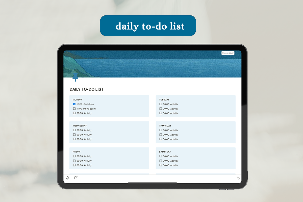 Notion artist planner, a Design Template by Petite Zakka Boutique (Photo 12 of 12)