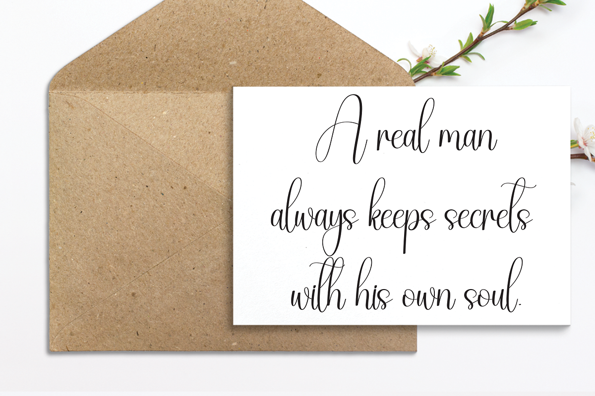 Sadstory | Script Font, a Handwritten Font by Scratchones (Photo 4 of 9)